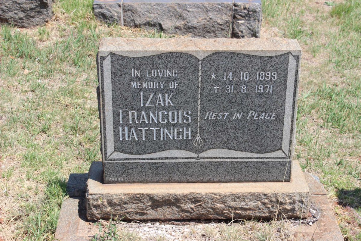 HATTINGH Izak Francois 1899-1971