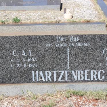 HARTZENBERG C.A.L. 1903-1975 &amp; C.A.A. 1910-1993