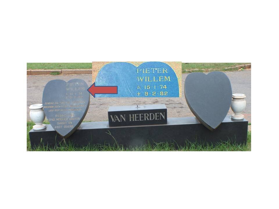 HEERDEN Pieter Willem, van 1974-1982