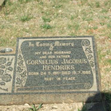 HENDRIKS Cornelius Jacobus 1911-19?5