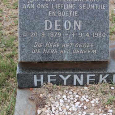 HEYNEKE Deon 1979-1980