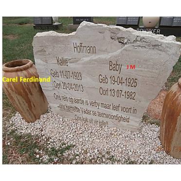 HOFFMANN Carel Ferdinand 1923-2013 &amp; J.M. 1925-1982