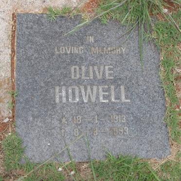 HOWELL Olive 1913-1993