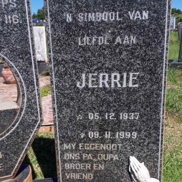 JAARSVELD Jerrie, van 1937-1999