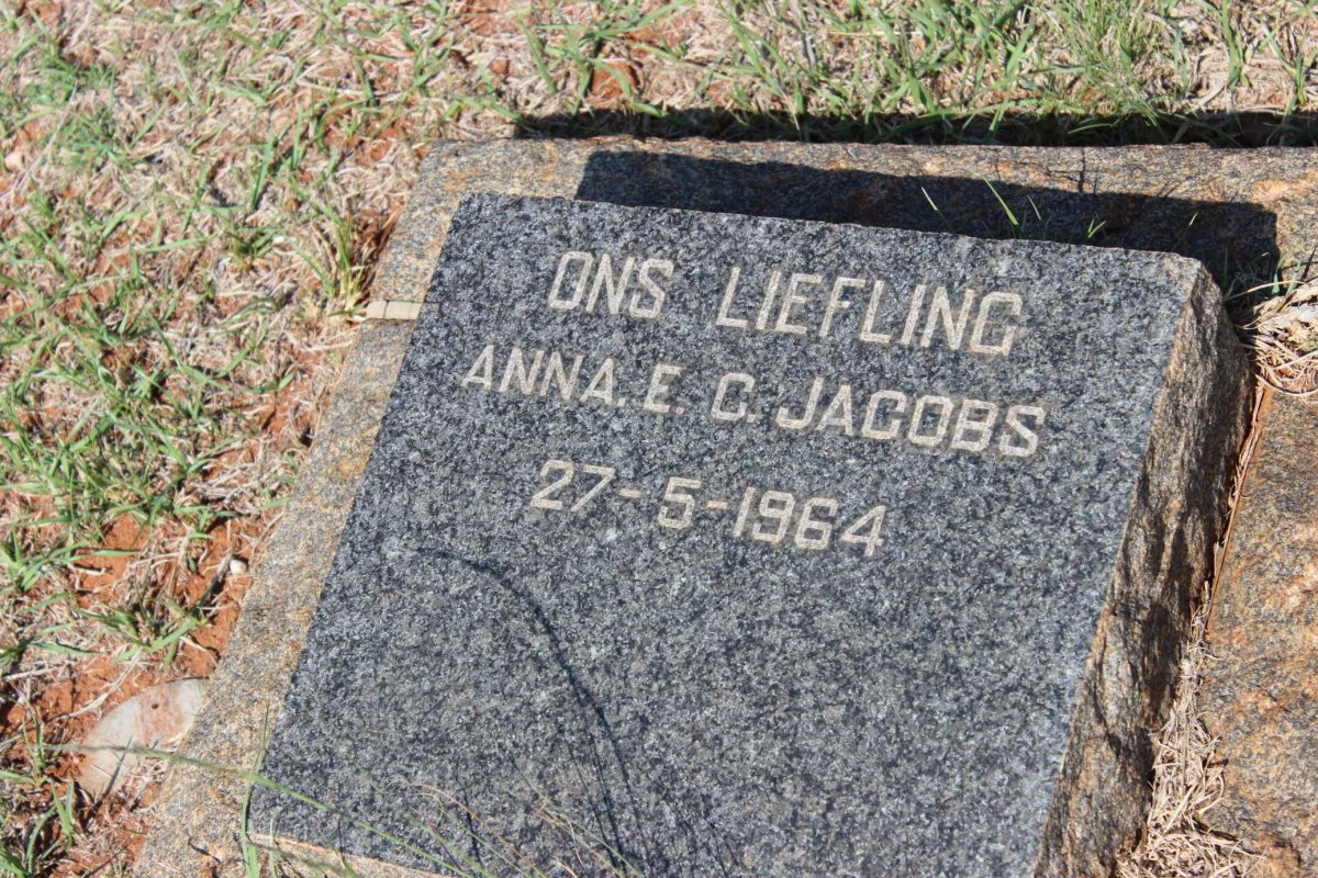 JACOBS Anna E.C. -1964