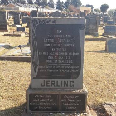 JERLING Lettie 1919-1950