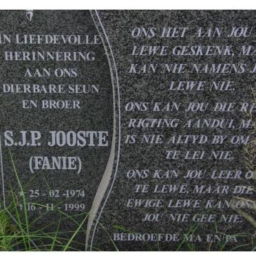 JOOSTE S.J.P. 1974-1999