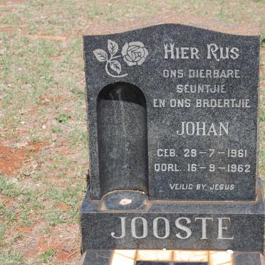 JOOSTE Johan 1961-1962