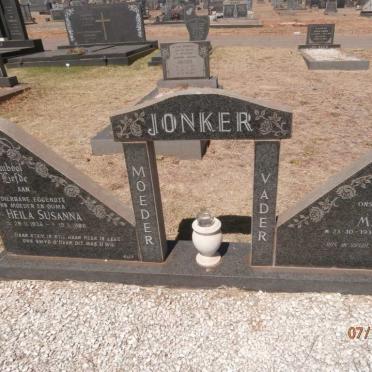 JONKER Martin 1931-1990 &amp; Heila Susanna 193?-1980