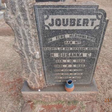 JOUBERT H. Susanna C. 1885-1959