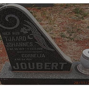 JOUBERT Tjaard Johannes 1917-1991 &amp; Cornelia 1931-
