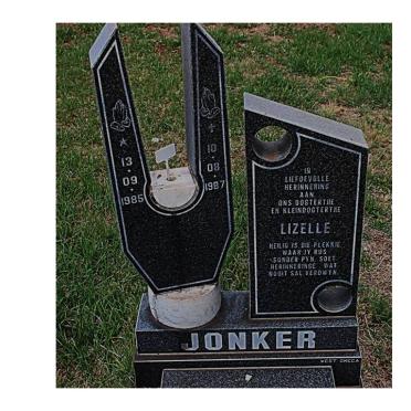 JONKER Lizelle 1985-1987