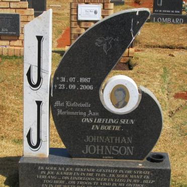 JOHNSON Jonathan 1987-2006