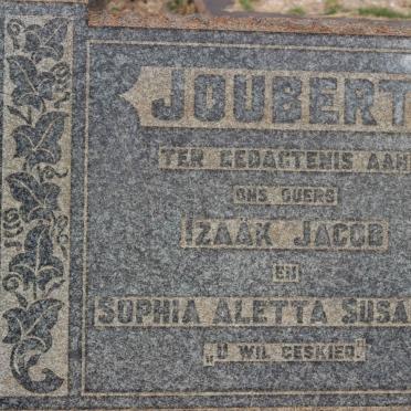 JOUBERT Izaak Jacob &amp; Sophia Aletta Susanna