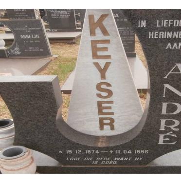 KEYSER Andre 1974-1996