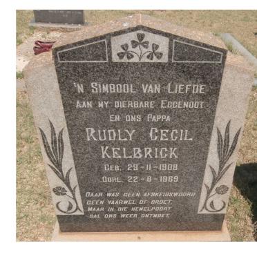 KELBRICK Rudly Cecil 1908-1969