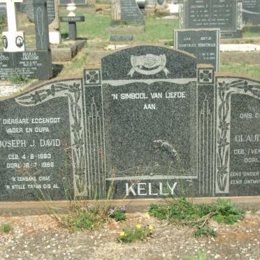 KELLY Joseph J. David 1883-1966 &amp; Claudina Maria VENTER 1905-1969