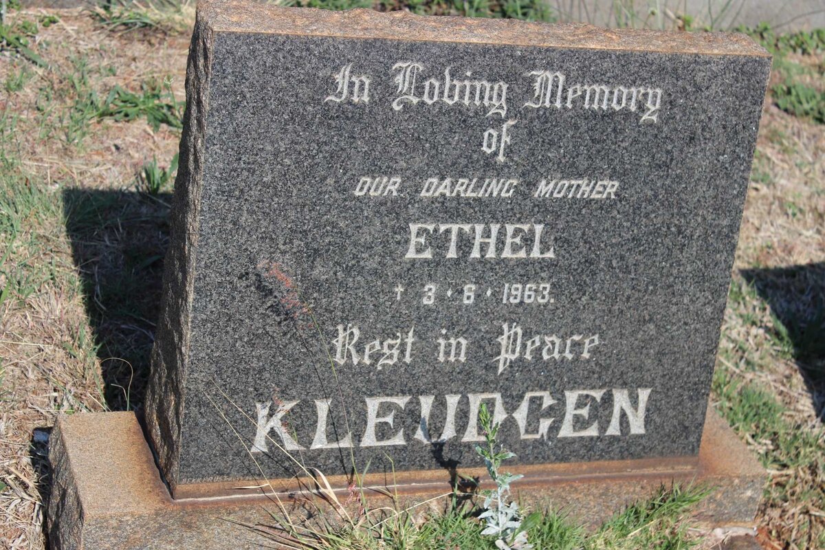 KLEUDGEN Ethel -1963