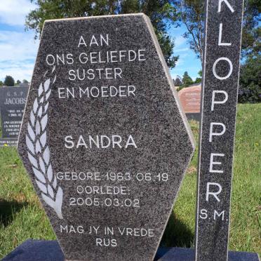 KLOPPER Sandra 1963-2005