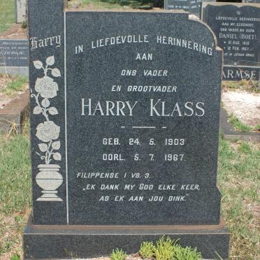 KLASS Harry 1903-1967