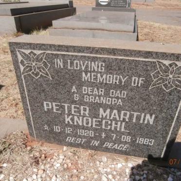 KNOECHL Peter Martin 1920-1983