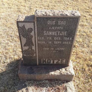 KOTZE Sannetjie 1944-1953
