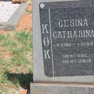 KOK Gesina Catharina 1905-1971
