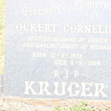 KRUGER Ockert Cornelius 1909-1964