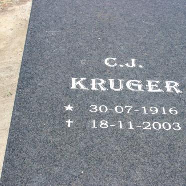 KRUGER C.J. 1916-2003