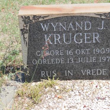 KRUGER Wynand J. 1909-1972