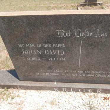 KRUGER Johan David 1926-1974