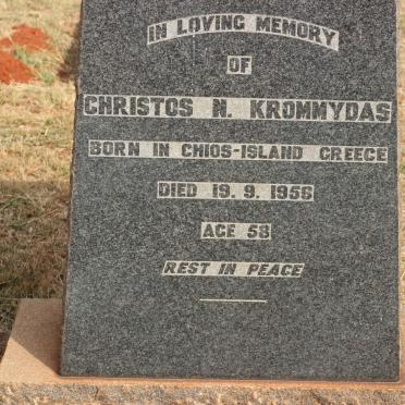 KROMMYDAS Christos N. -1956