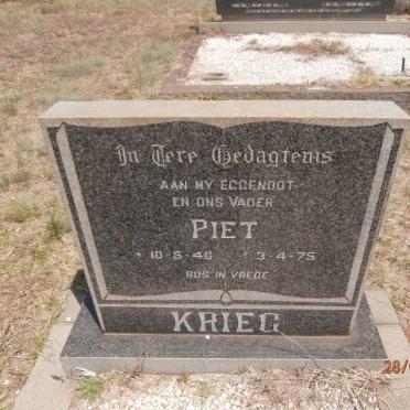 KRIEG Piet 1946-1975