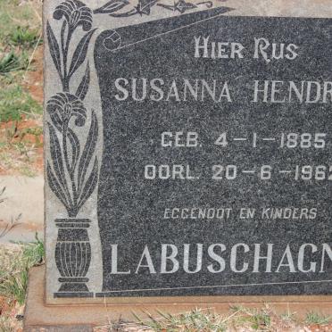 LABUSCHAGNE Susanna Hendrina 1885-1962