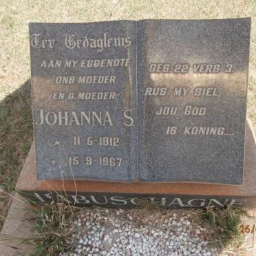 LABUSCHAGNE Johanna S. 1912-1967