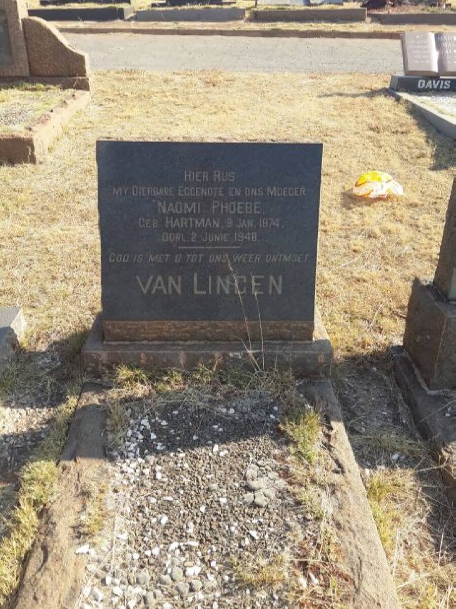 LINGEN Naomi Phoebe, van nee HARTMAN 1874-1948