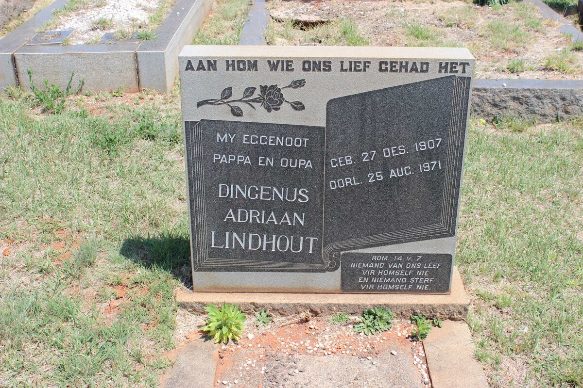 LINDHOUT Dingenus Adriaan 1907-1971