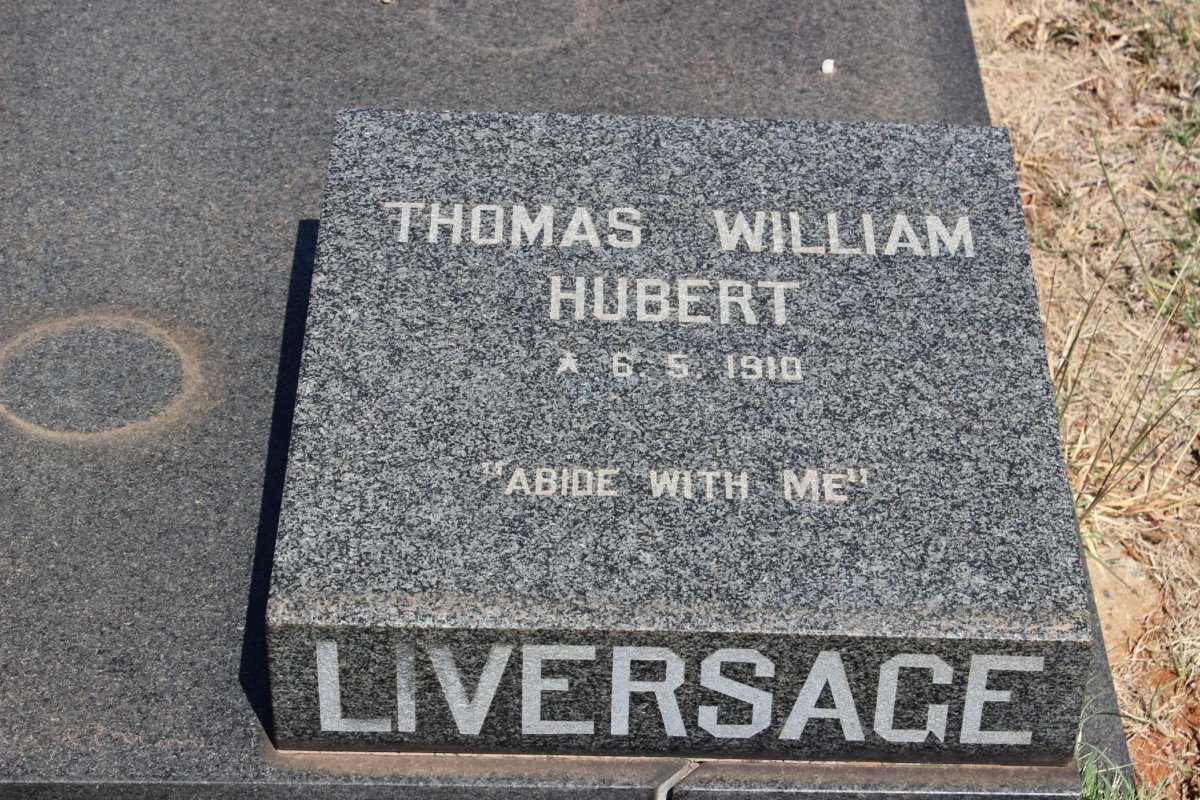 LIVERSAGE Thomas William Hubert 1910-