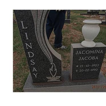 LINDSAY Jacomina Jacoba 1903-1990