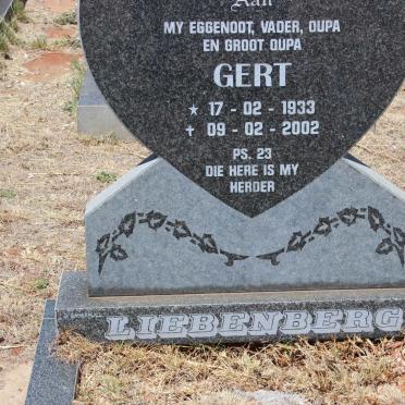 LIEBENBERG Gert 1933-2002