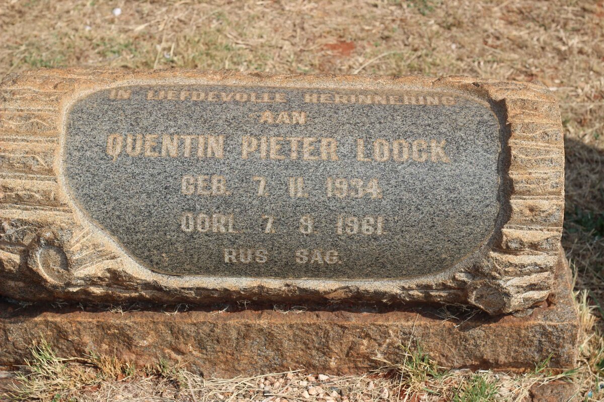 LOOCK Quentin Pieter 1934-1961