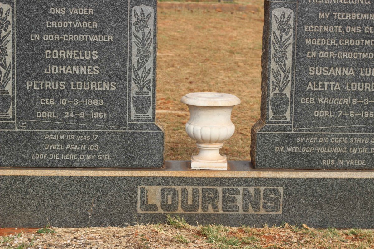 LOURENS Cornelus Johannes Petrus 1883-1961