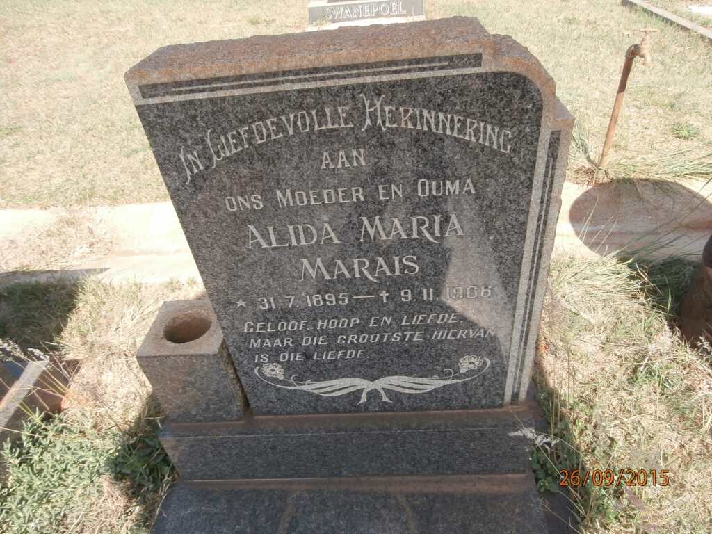 MARAIS Alida Maria 1895-1966