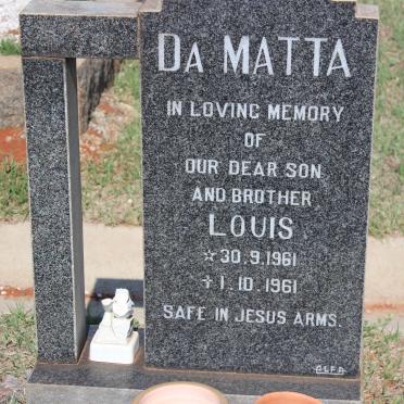 MATTA Louis, da 1961-1961