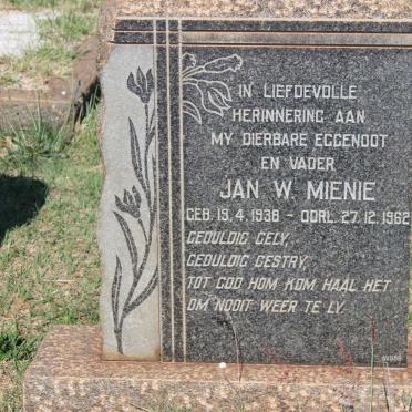 MIENIE Jan W. 1936-1962