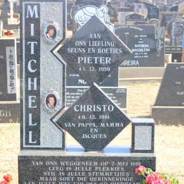 MITCHELL Pieter 1959-1981 &amp; MITCHELL Christo 1961-1981