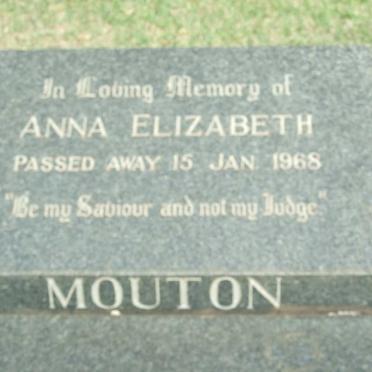 MOUTON Anna Elizabeth -1968