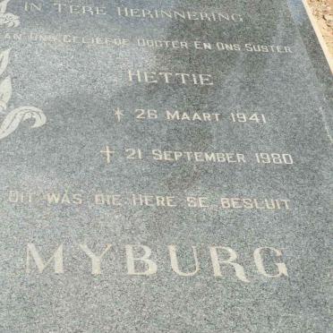 MYBURG Hettie 1941-1980
