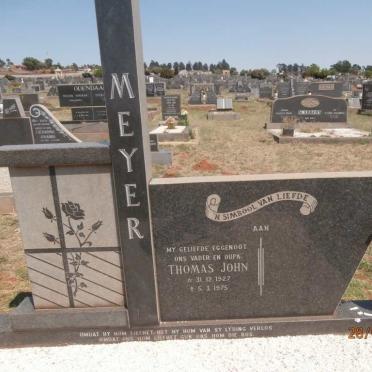 MEYER Thomas John 1927-1975