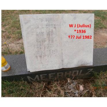 MEERHOLZ Julius 1936-1982